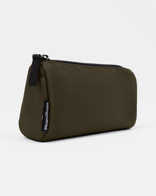 Alisa Deep Olive Cosmetic Pouch