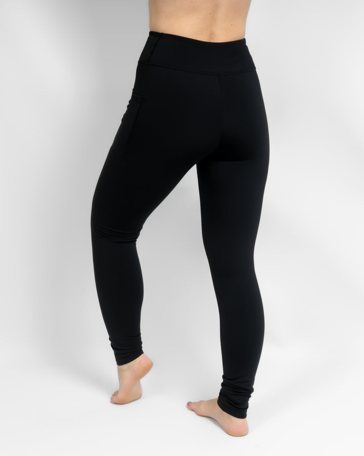 Aya Black Winter Leggings