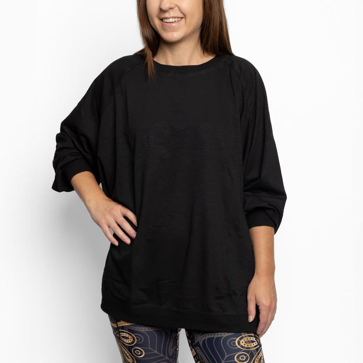 Marley Relaxed Black Shirt