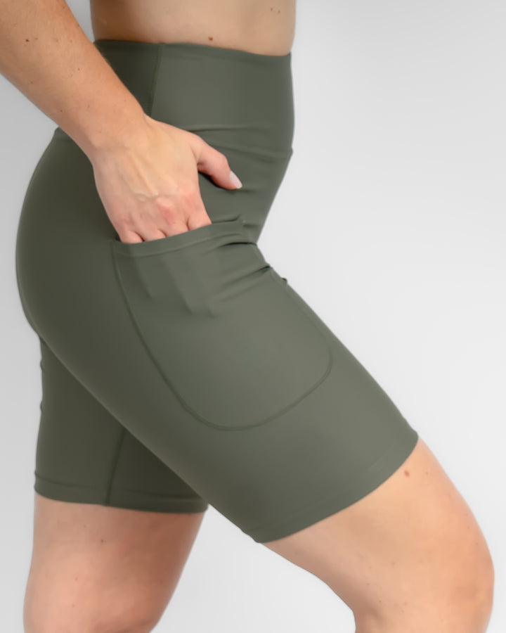 Signature Dusty Green Shorts