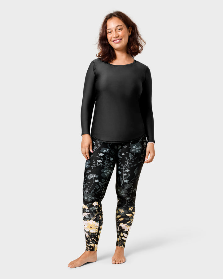 Signature Elegant Floral Leggings