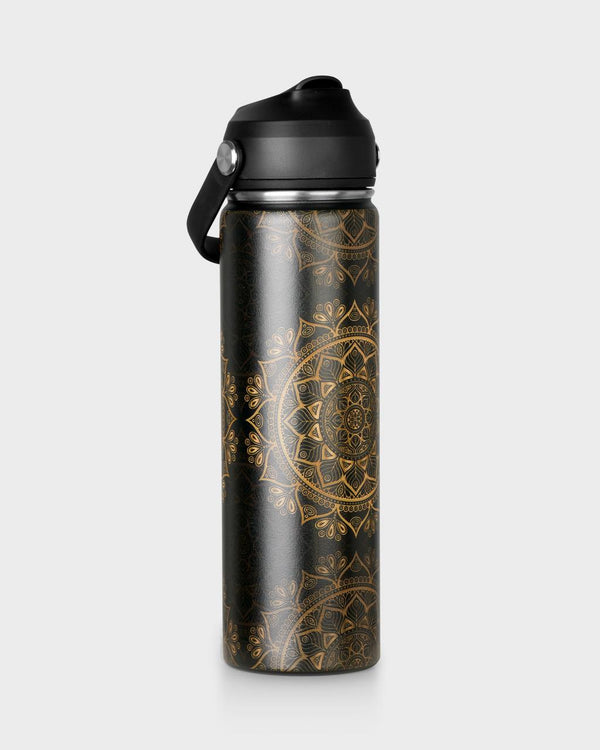 Luna Golden Mandala Water Bottle 650ml