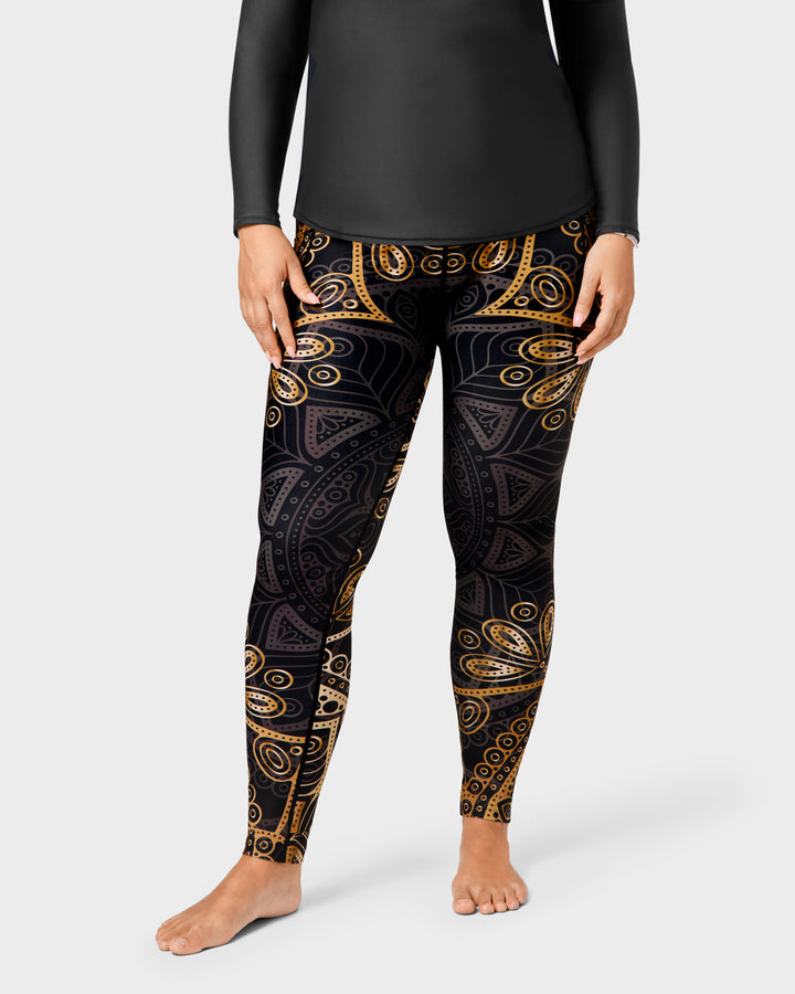 Signature Golden Mandala Leggings