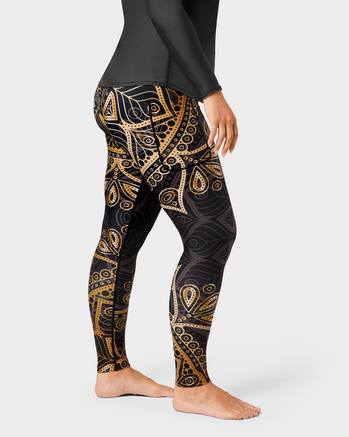 Signature Golden Mandala Leggings