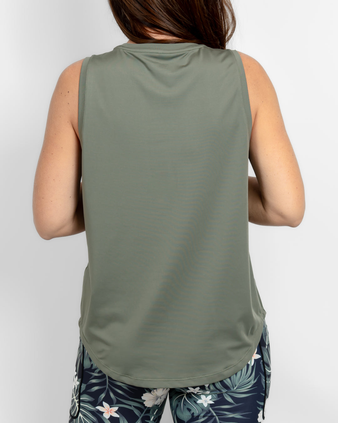 Lea Dusty Green Sports Top