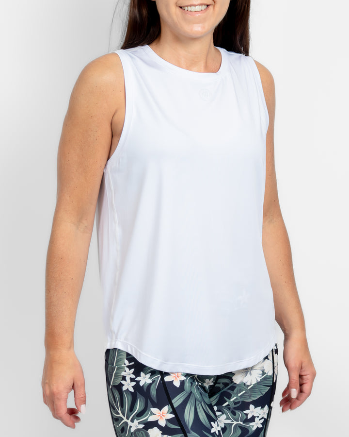 Lea White Sports Top