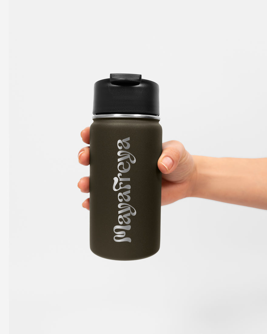Lucia Deep Olive Travel Mug 350ml