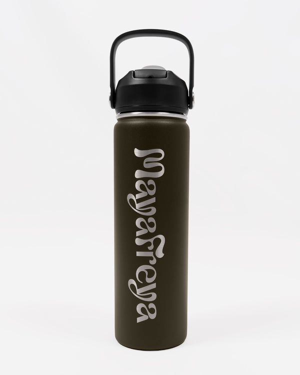 Luna Deep Olive Water Bottle 650ml