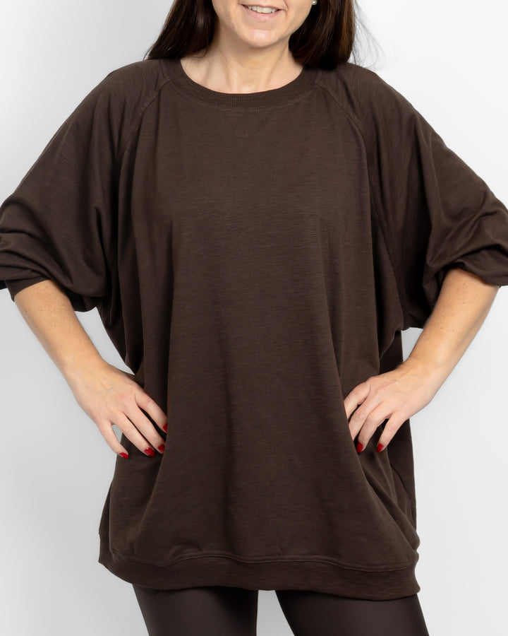 Marley Relaxed Mocha Brown Shirt