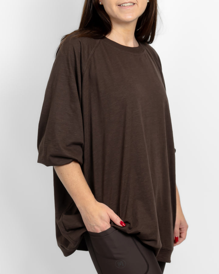 Marley Relaxed Mocha Brown Shirt