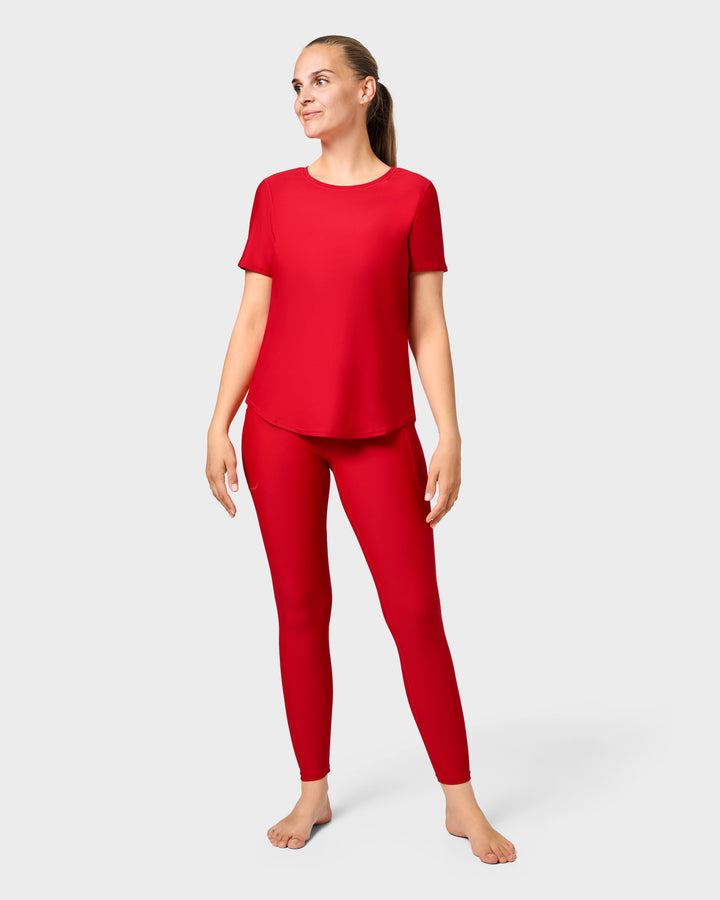 Signature Maroon Leggings