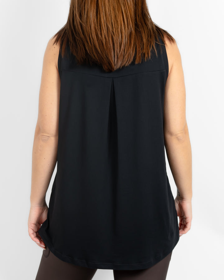 Mira Relaxed Black Top