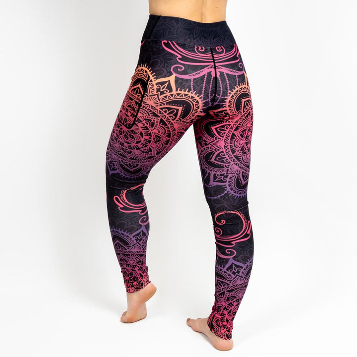 Signature Peach Mandala Leggings