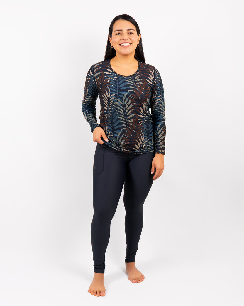 Vigga Fitted Rainforest Long-Sleeve – Maya Freya