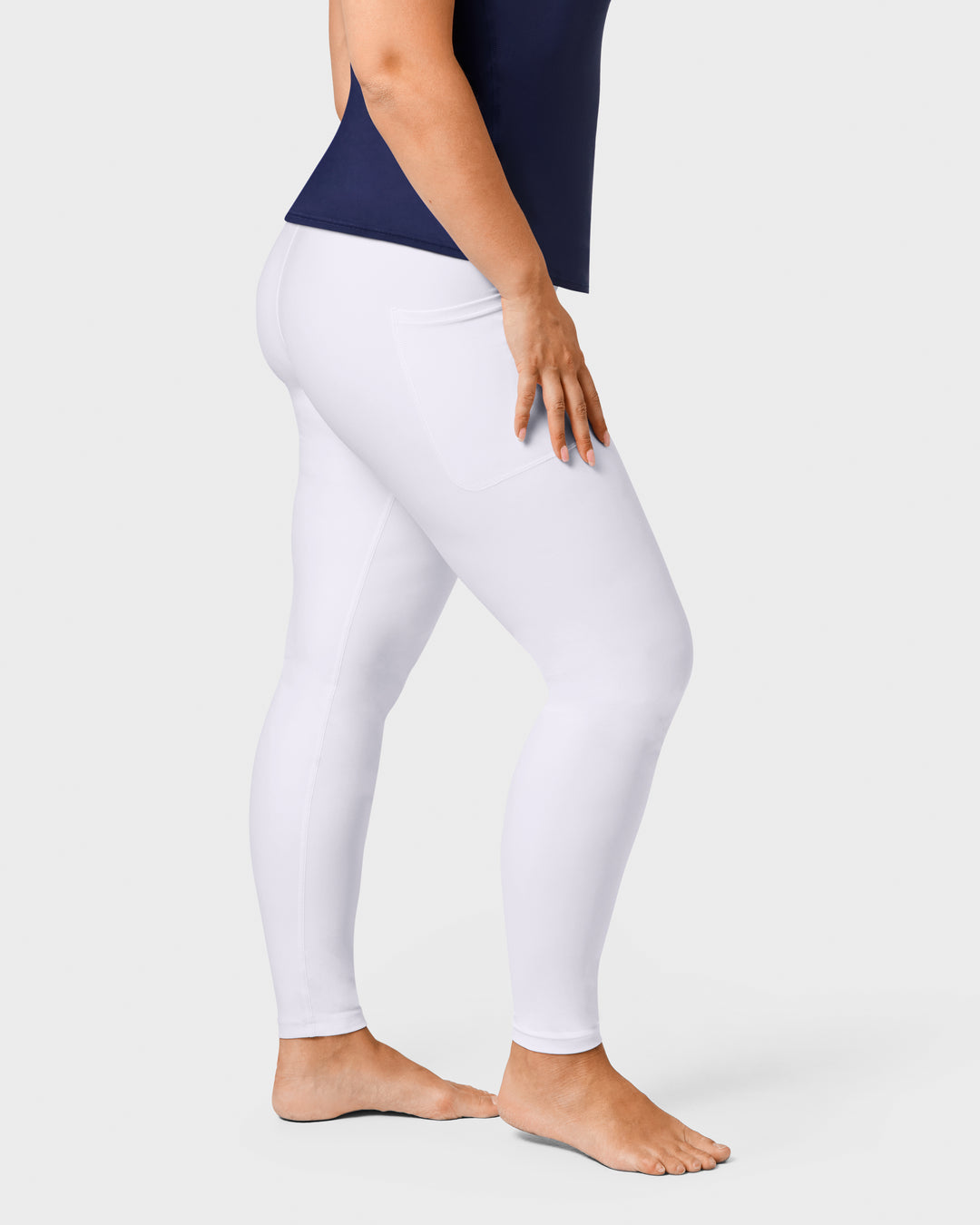 Signature White Leggings