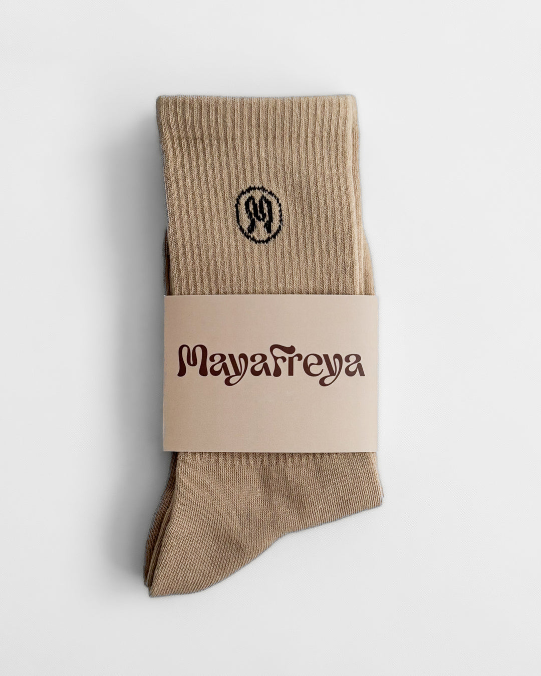 3-kpl Zoe Beige Socks