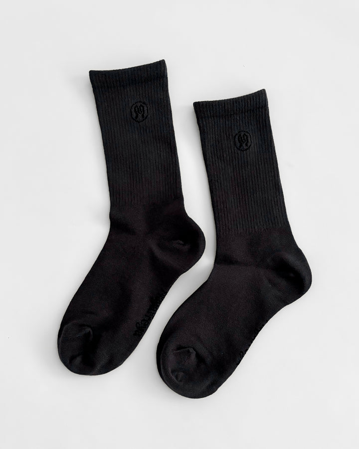 3-kpl Zoe Deep Grey Socks
