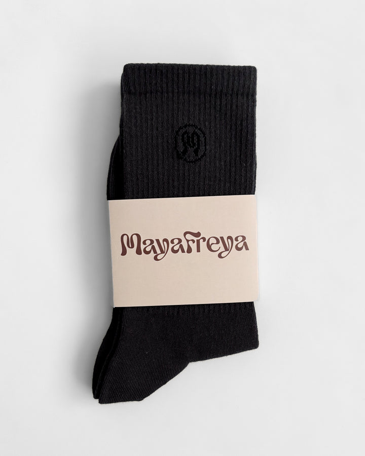 3-kpl Zoe Deep Grey Socks