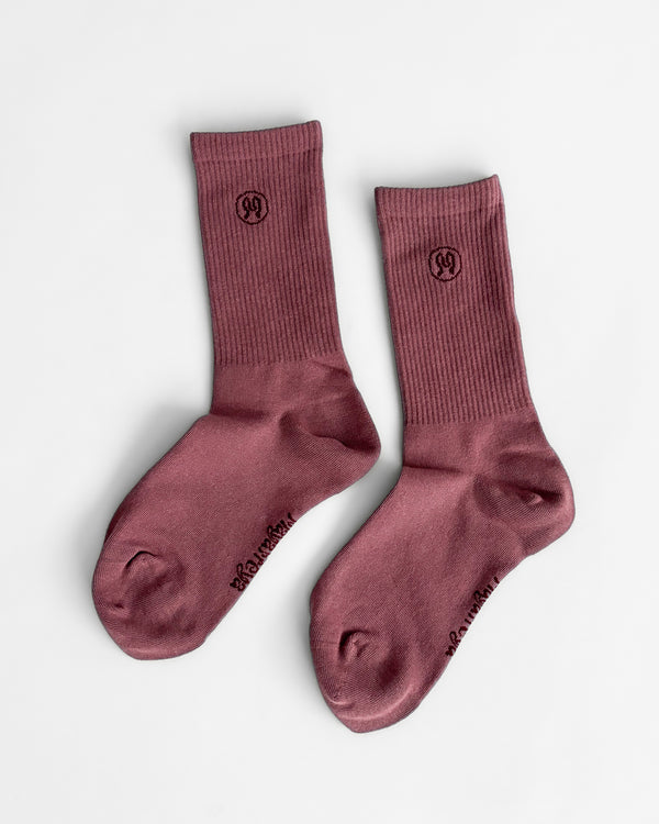 Zoe Dusty Rose Socks