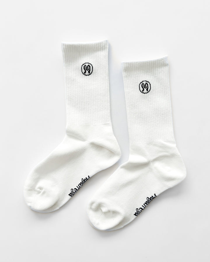 3-kpl Zoe White Socks